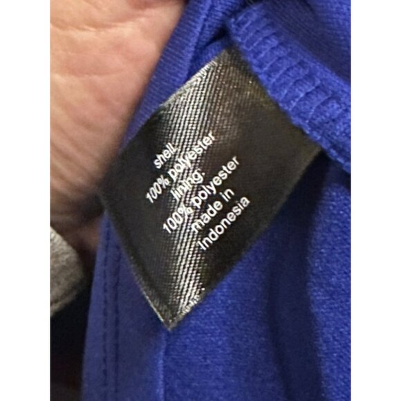 Lane Bryant Ladies Purple Multi-Color Belted Knee Length Stylish Dress SZ 24/26 - Picture 7 of 9